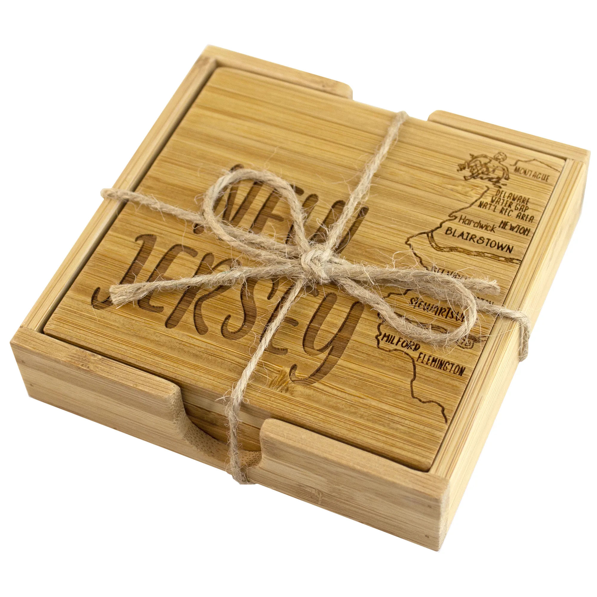New Jersey Puzzle Coaster Set view 4