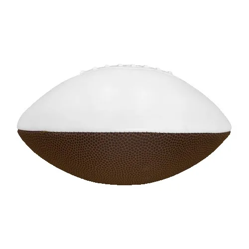 10" Premium Matte Mid-Size Synthetic Leather Signature Football view 2
