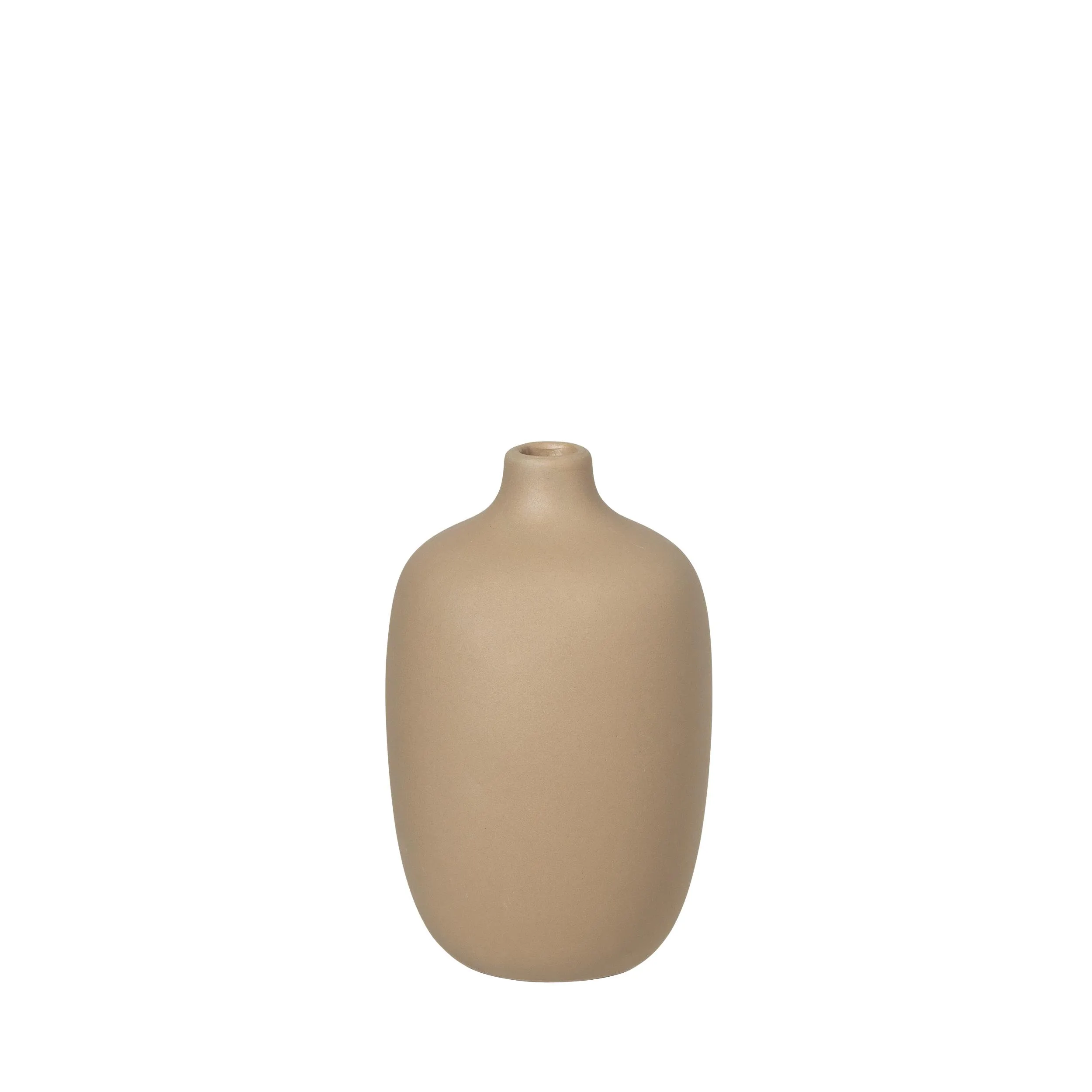 Blomus Ceola Vase Ceramic 3 X 5 - Nomad Beige