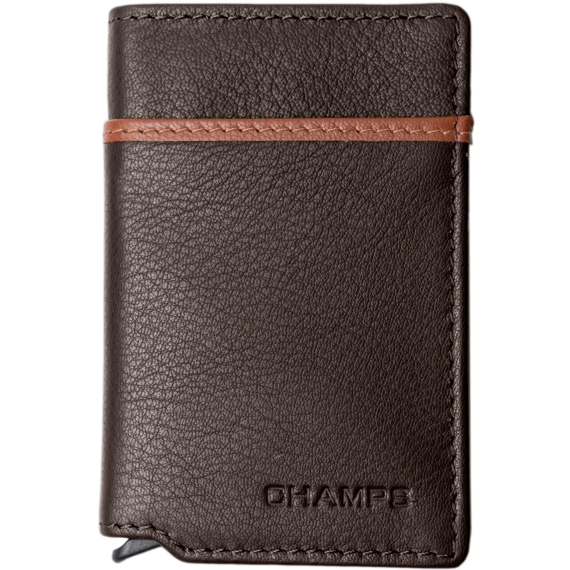 Champs Luggage Khaki Secure Wallet Case Size 2.75"X4"X0.5"
