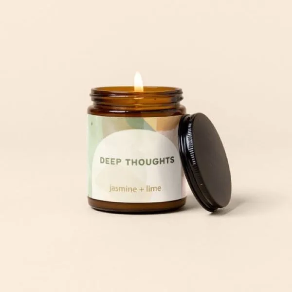 Glass Jar Candle w/Lid - Label view 4