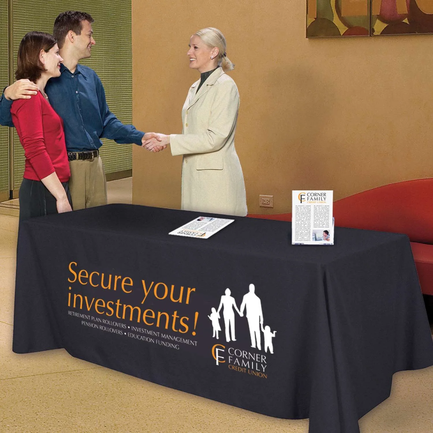 6' Economy Table Throw (Full-Color Front Only) view 4