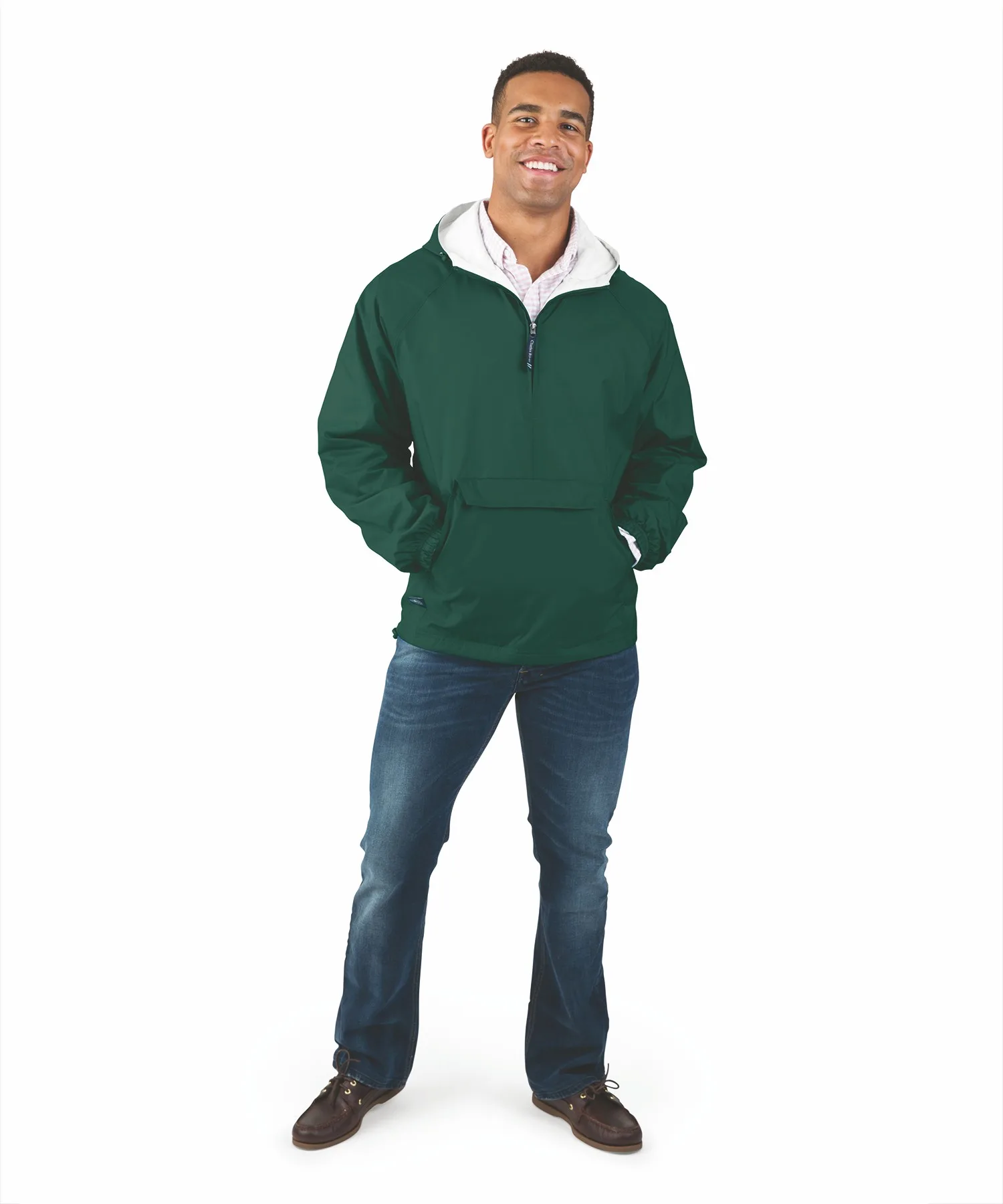 Unisex Classic Solid Pullover Jacket view 2