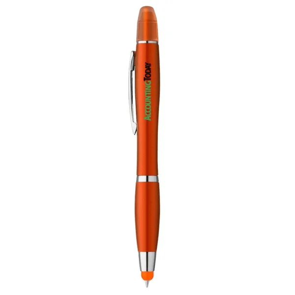 Curvaceous Metallic Stylus Highlighter Pen view 5