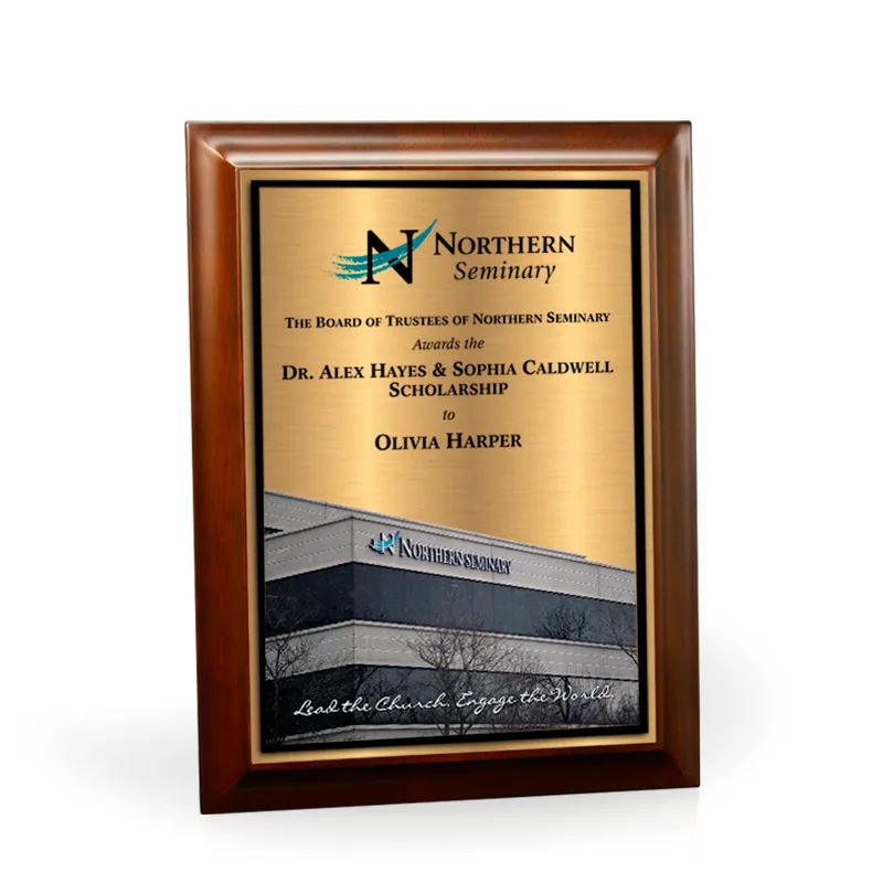 Jordan Plaque Gold - Large