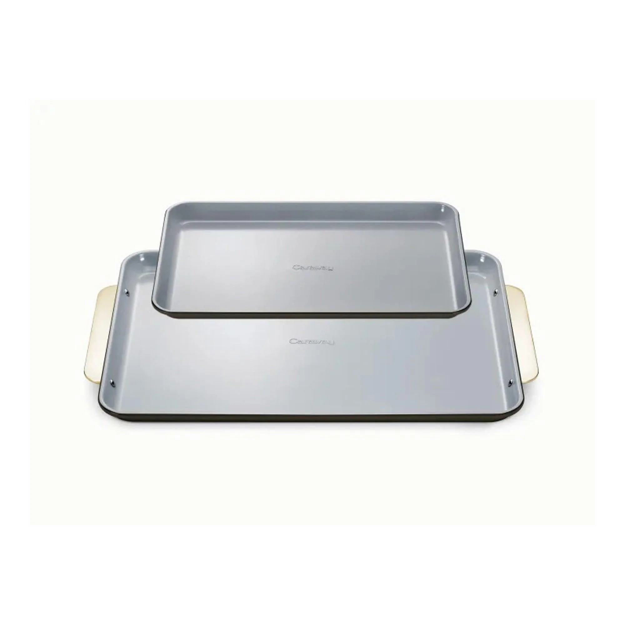 Caraway Iconics Nonstick Ceramic Baking Sheet Duo - Black/Gold