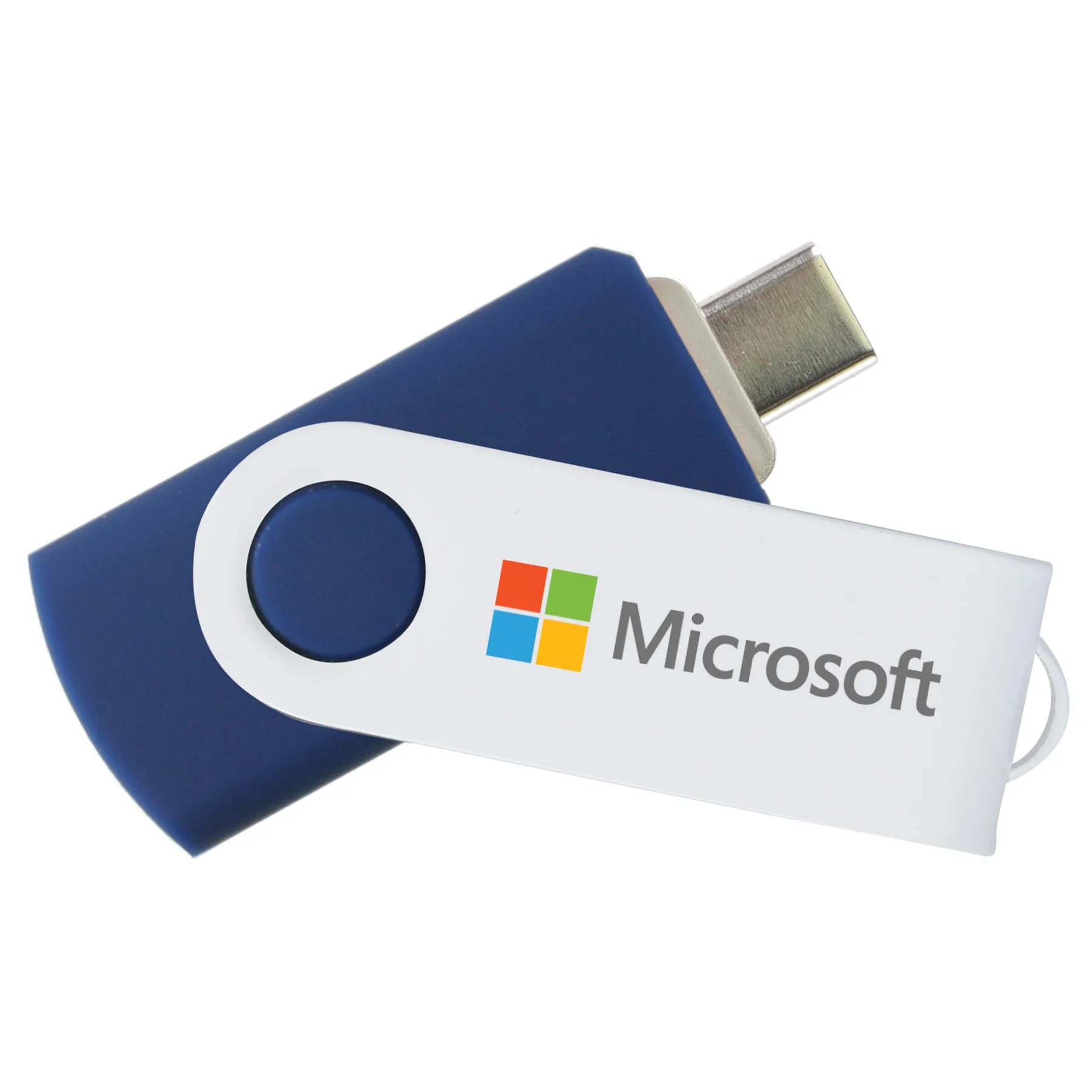 iClick® Type-C White Swivel USB Flash Drive 32GB