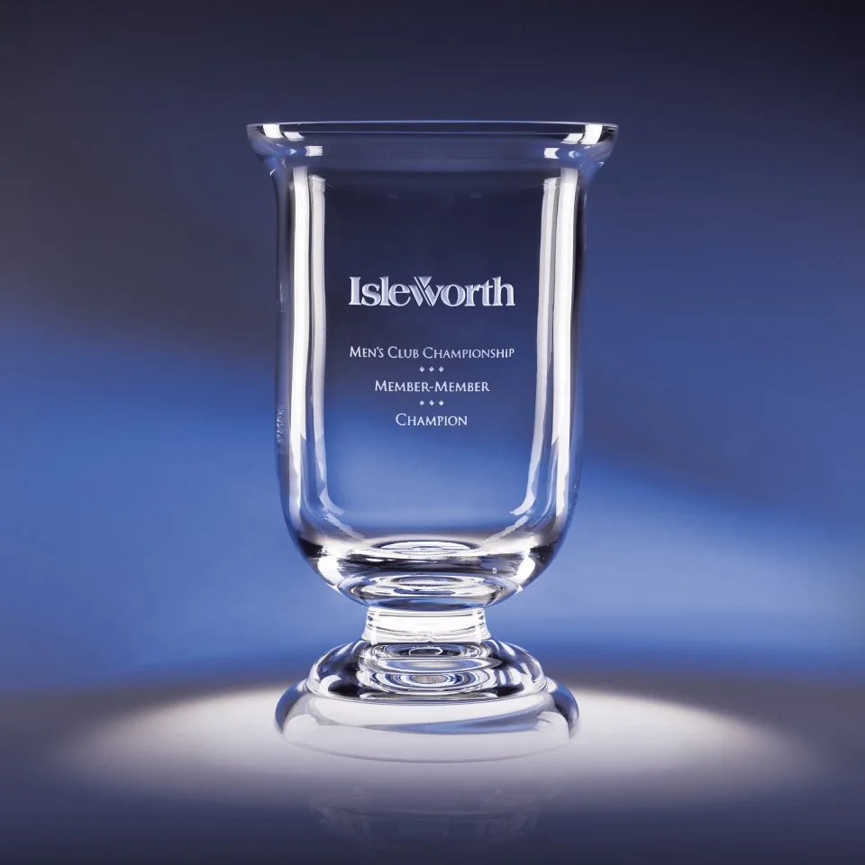 11.5" Narrative Cup Crystal Award
