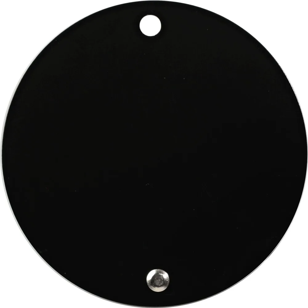 Black Blank Front View