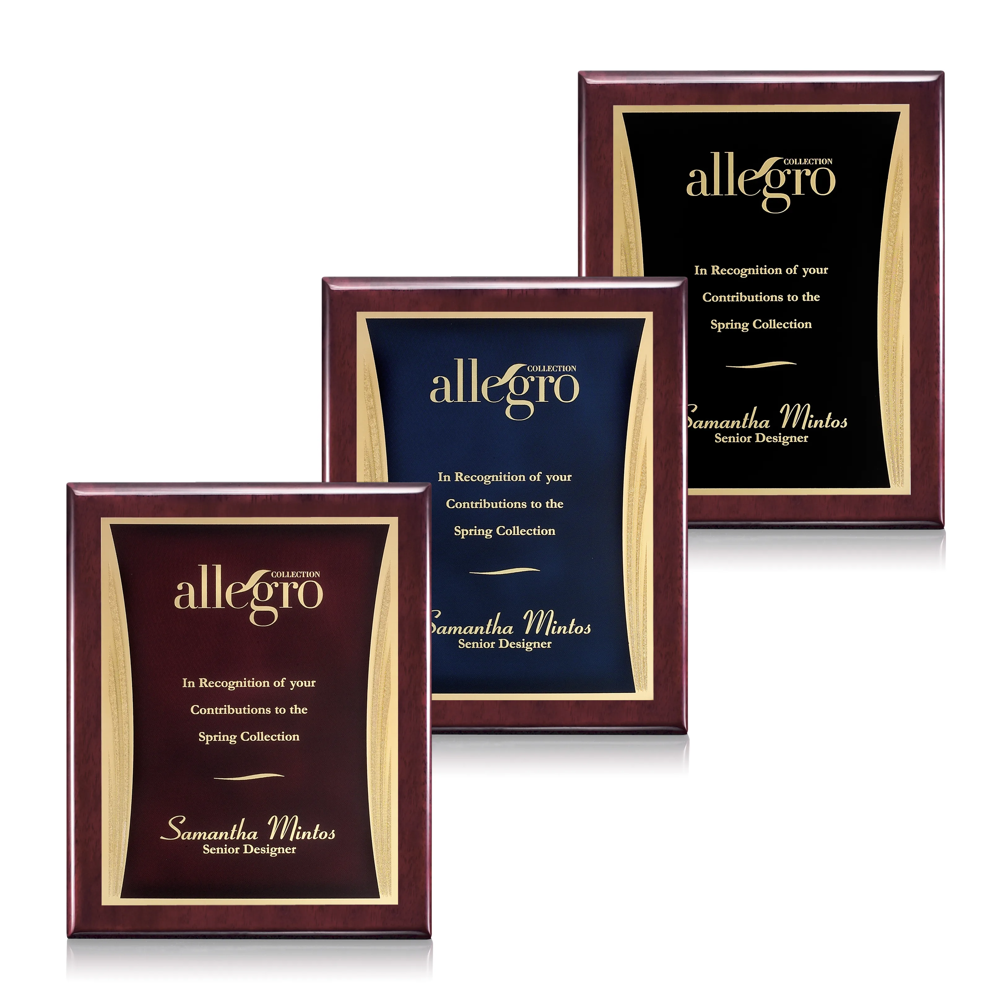 Oakleigh/Showtime Plaque - Rosewood Finish