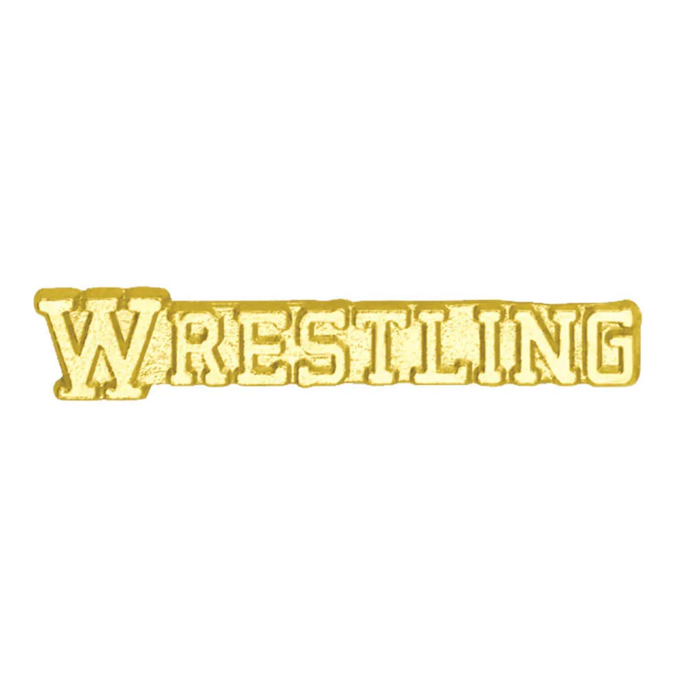 Wrestling Chenille Lapel Pin