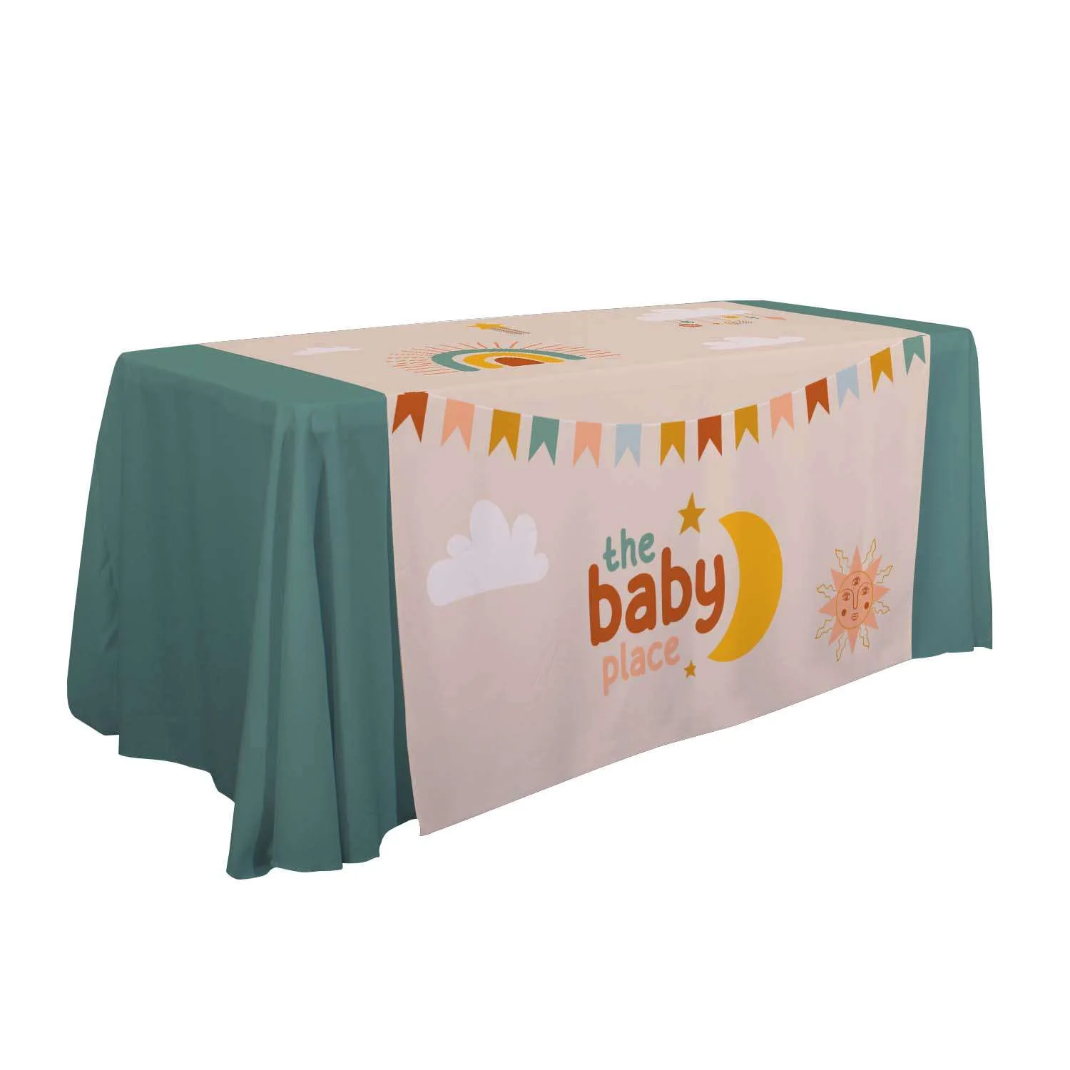 57" LazerLine Table Runner Full-Color Full-Bleed