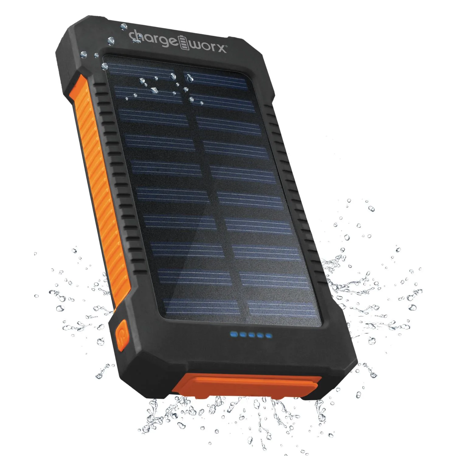 CHARGEWORX Chargeworx 10,000 Mah Solar Powered Power Bank