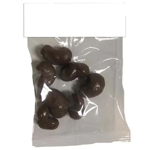 Small Header Bags Milk Chocolate Cashews