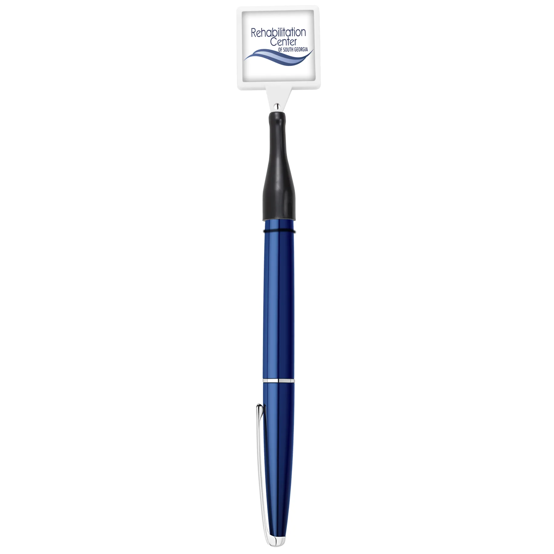 Anti-Microbial Square Retractable Pen Holder view 4