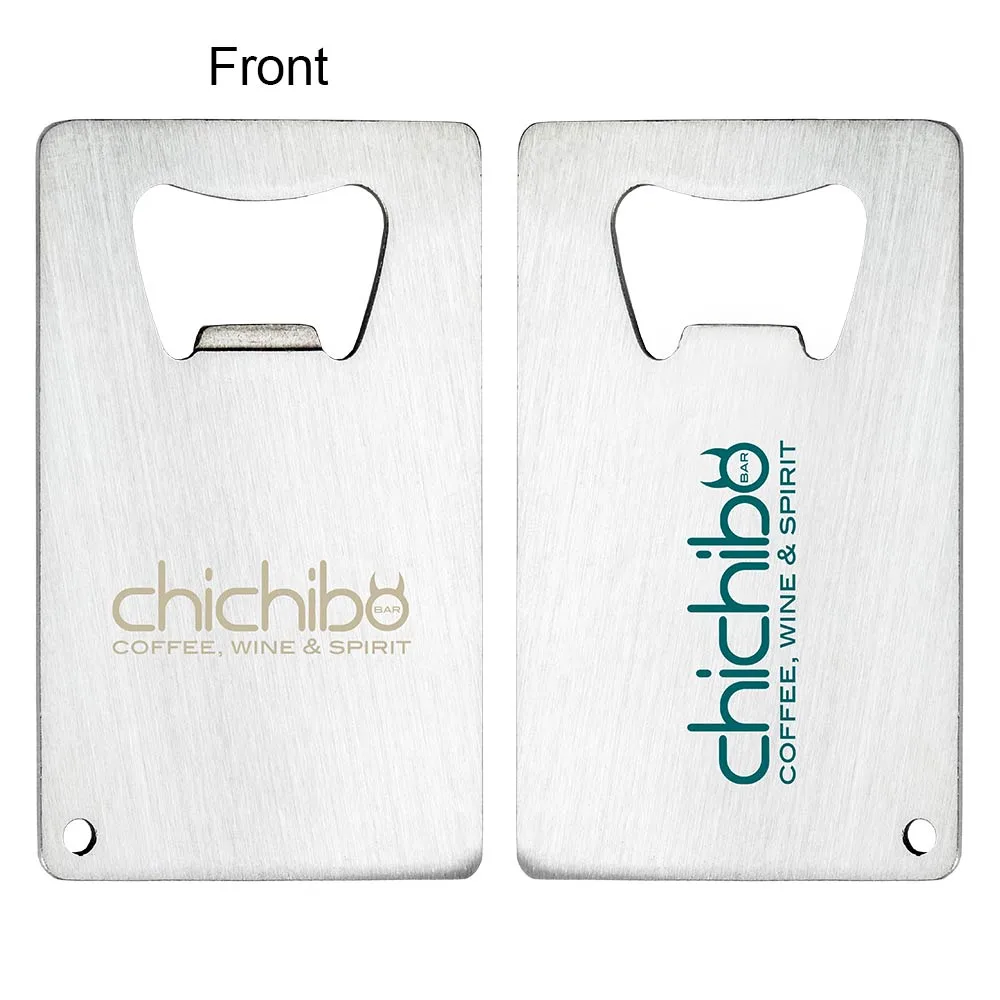 Stainless Credit Card Bottle Opener