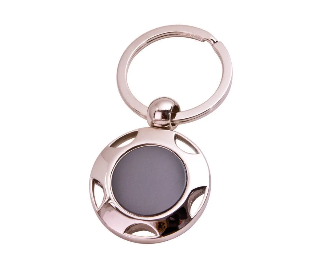 Zinc Keychain w/ Circle (Wheel)