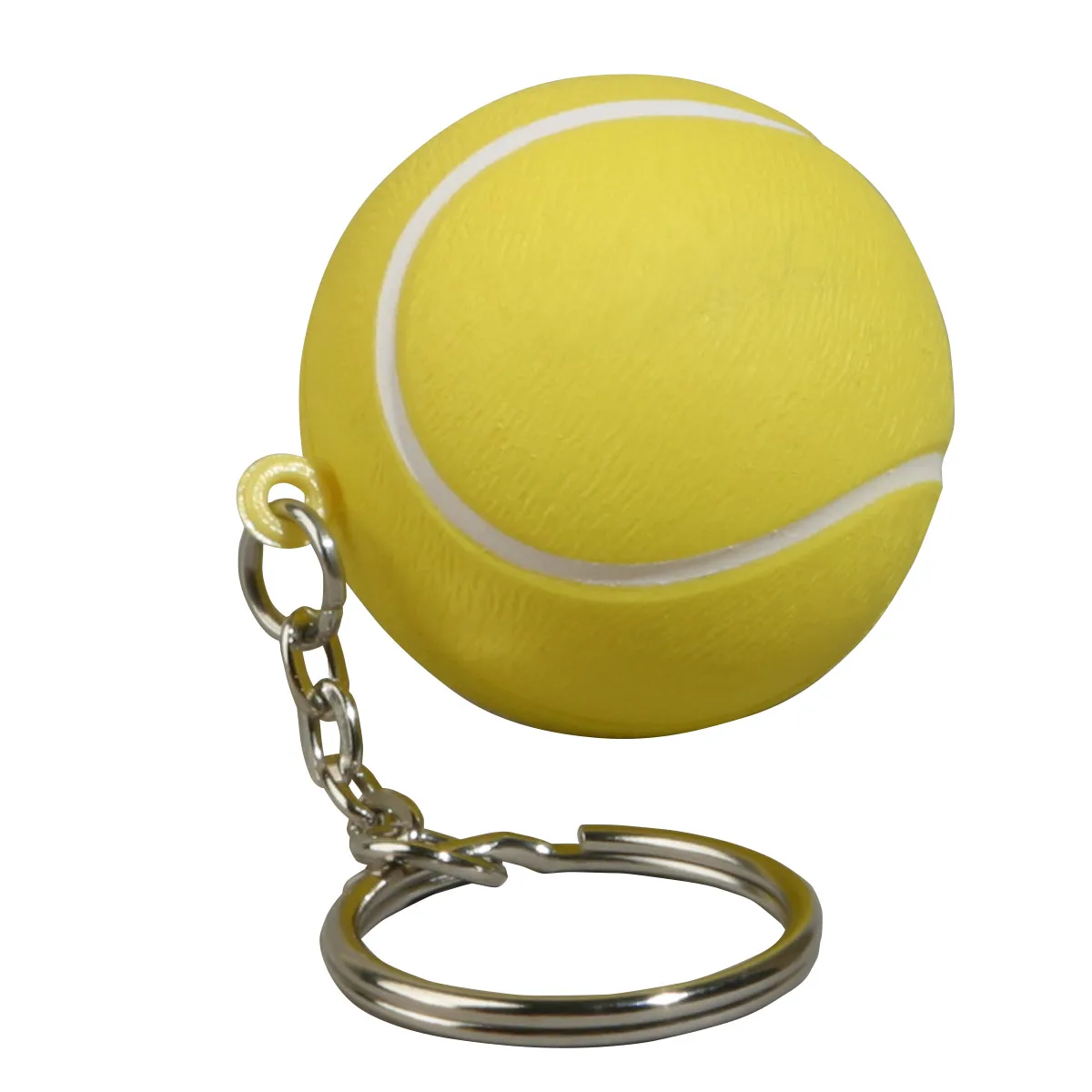 Tennis Ball Stress Reliever Key Chain view 2