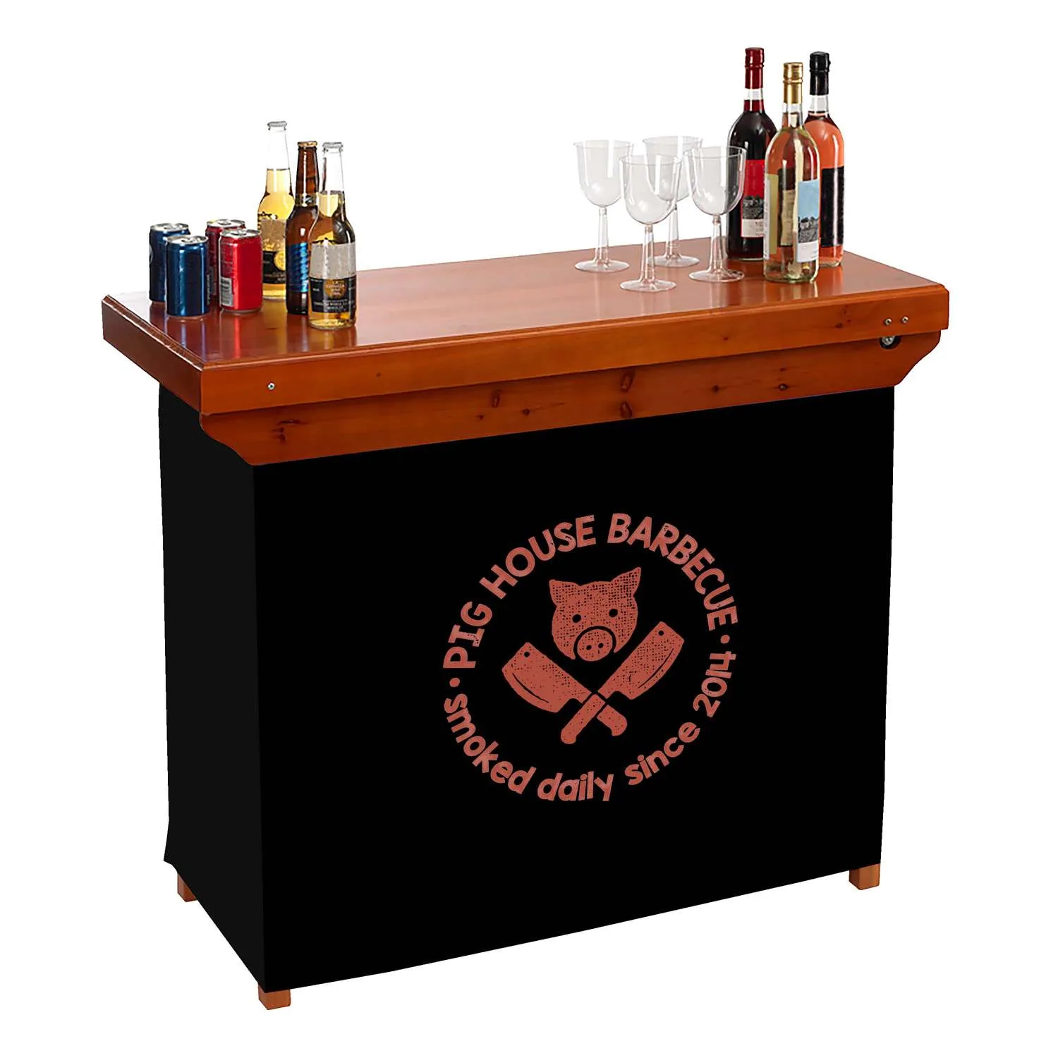 Portable Wood Bar view 4