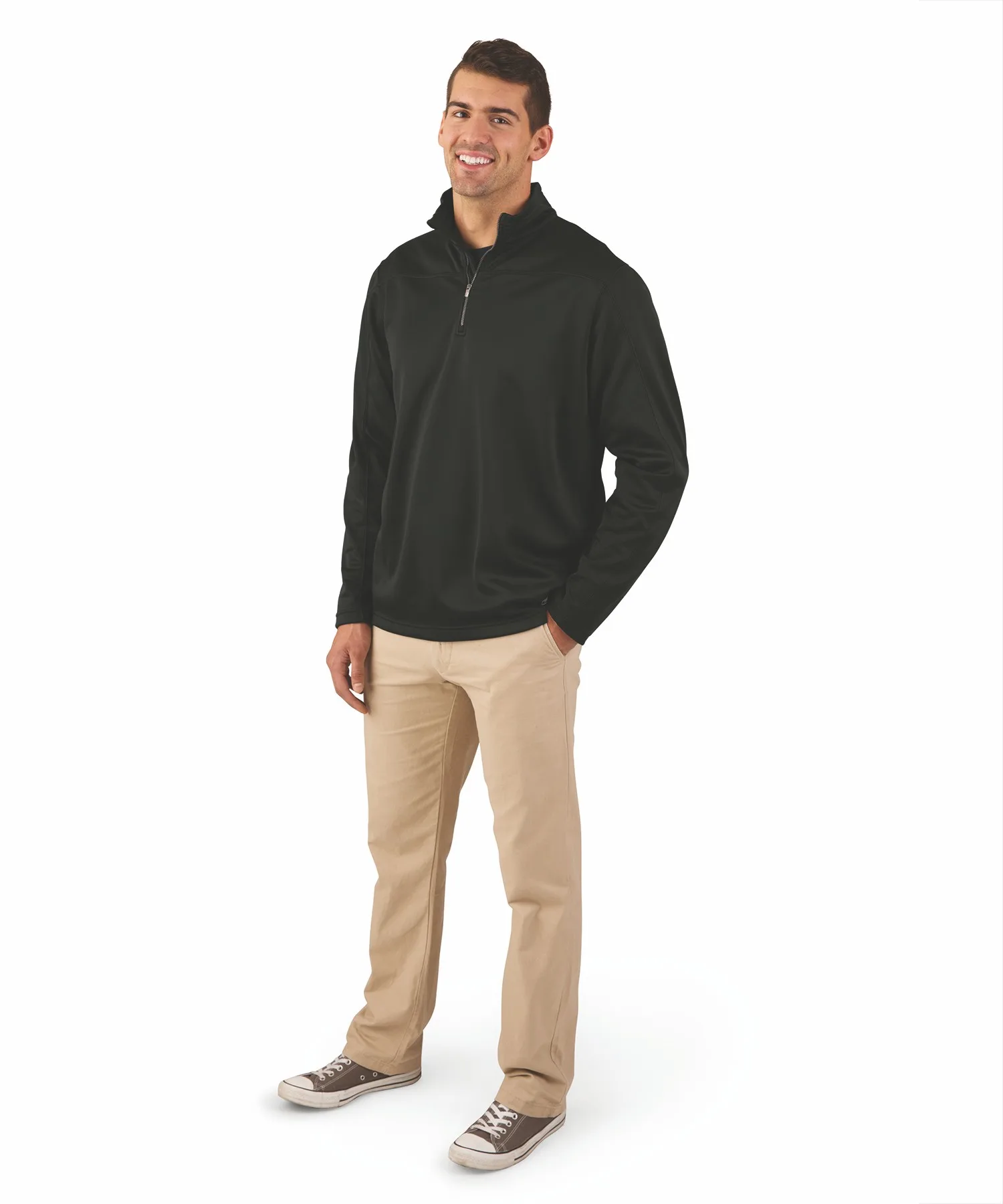 Unisex Stealth Zip Pullover