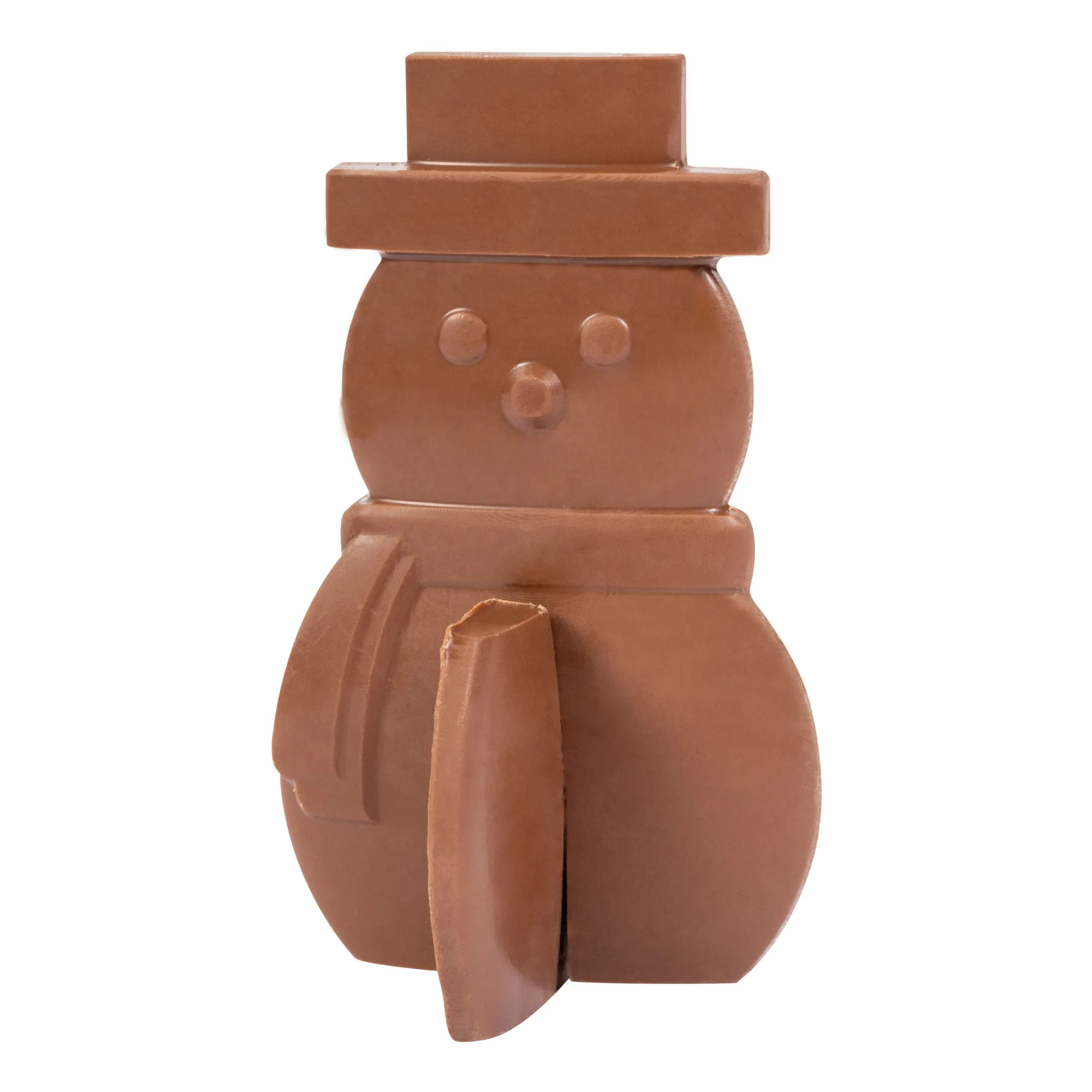 3D Puzzle Milk Chocolate Snowman view 4