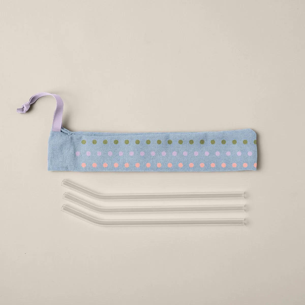 Denim Pouch For Reusable Straws view 2