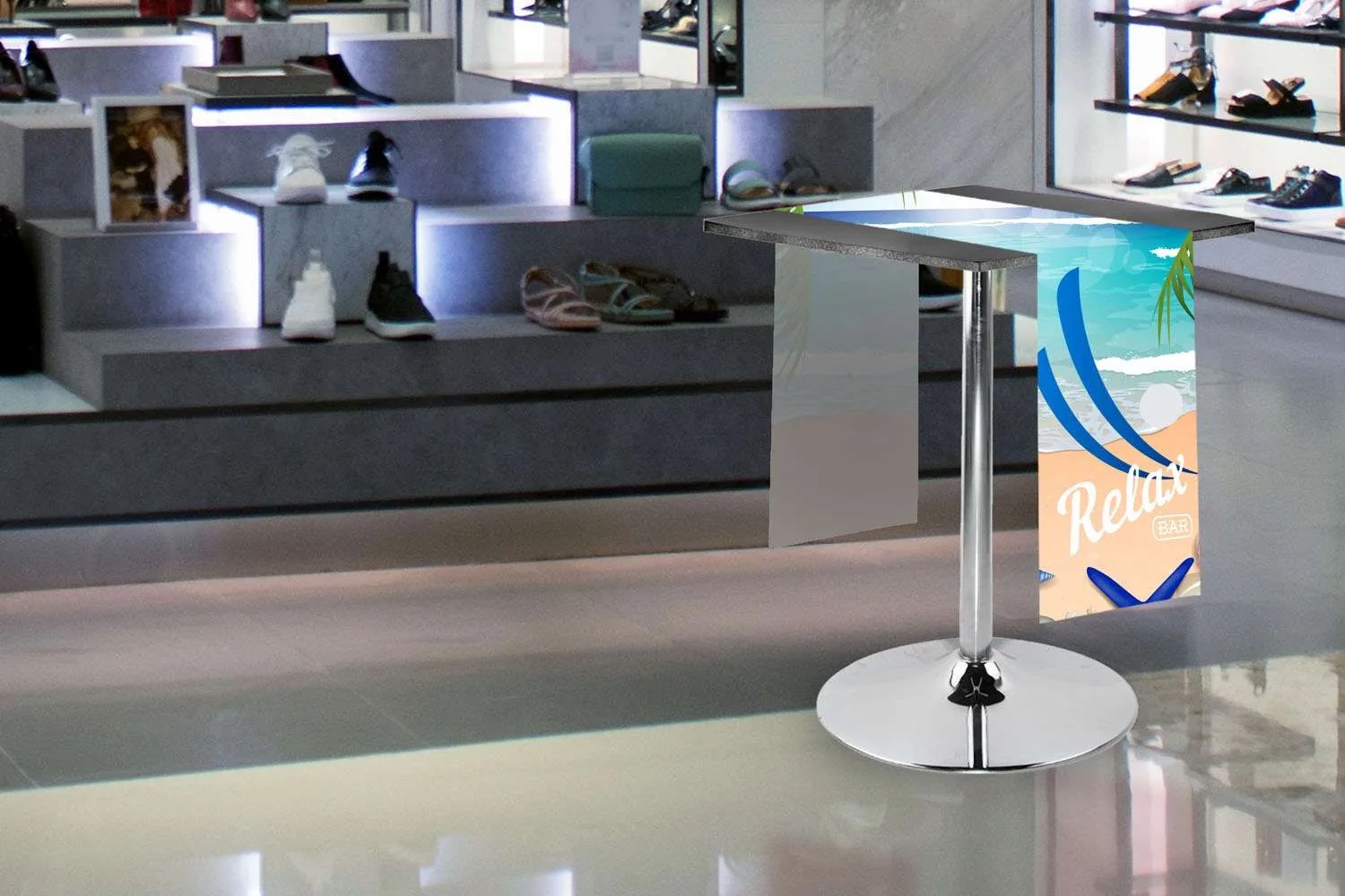 12" LazerLine Table Runner Full-Color Full-Bleed view 3