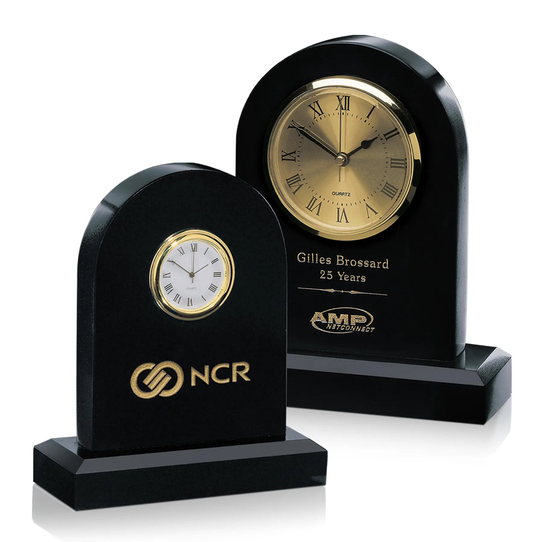 Marble Clock - 5" Arch