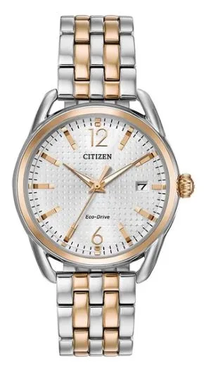 Citizen® Ladies' Eco-Drive® Two-Tone Rose Gold Watch