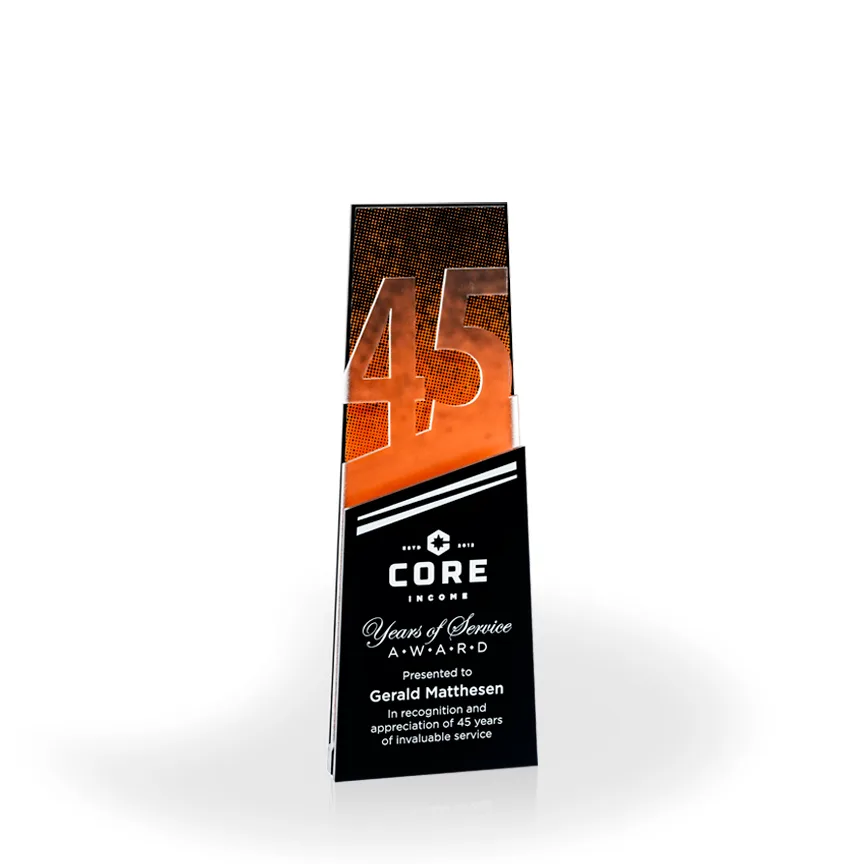 45 Flow Acrylic Desktop Award
