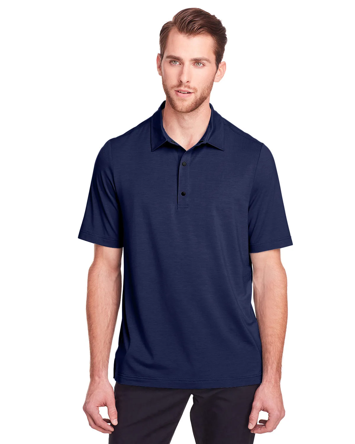 NORTH END Men's JAQ Snap-Up Stretch Performance Polo view 4