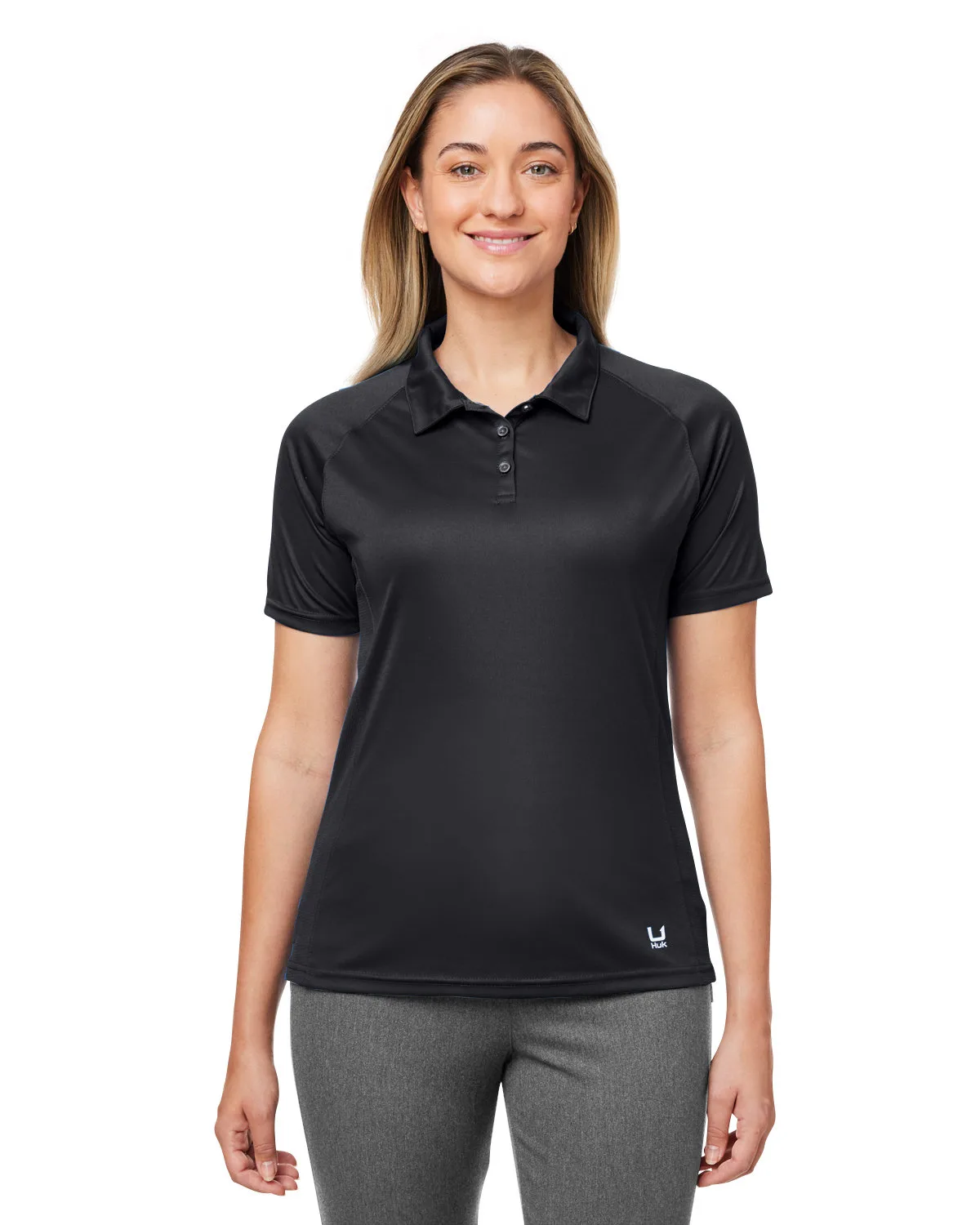 HUK® Women's LoPro Solid Performance Polo Shirt