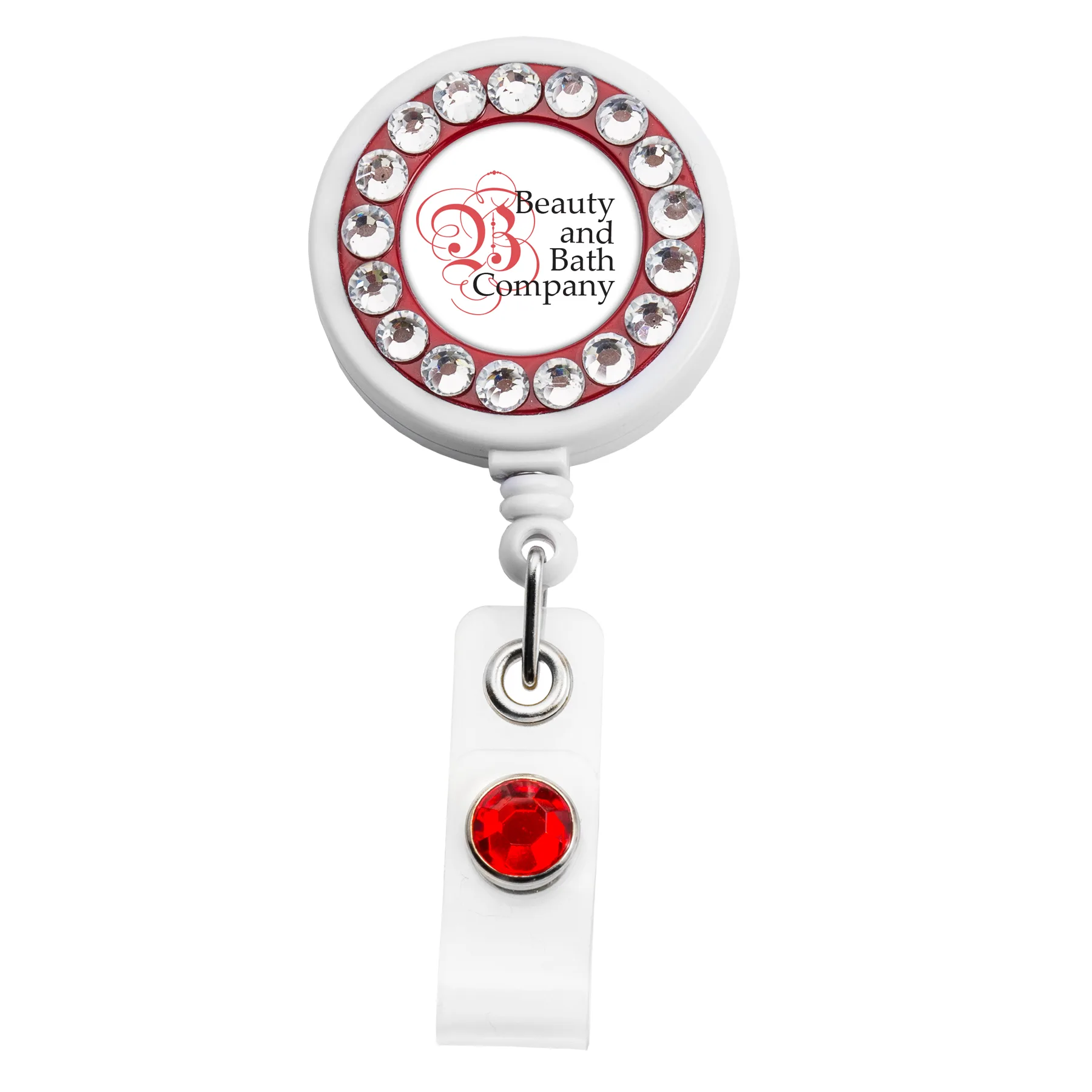 Bling Ring Retractable Badge Reel view 6