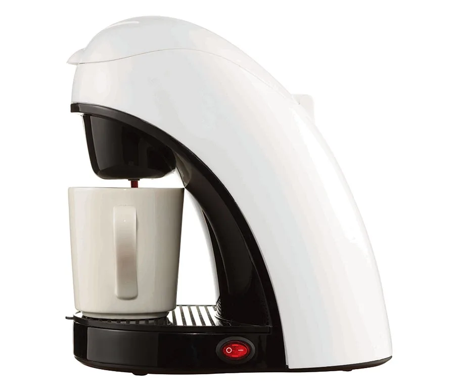 White Single Cup Coffee Maker