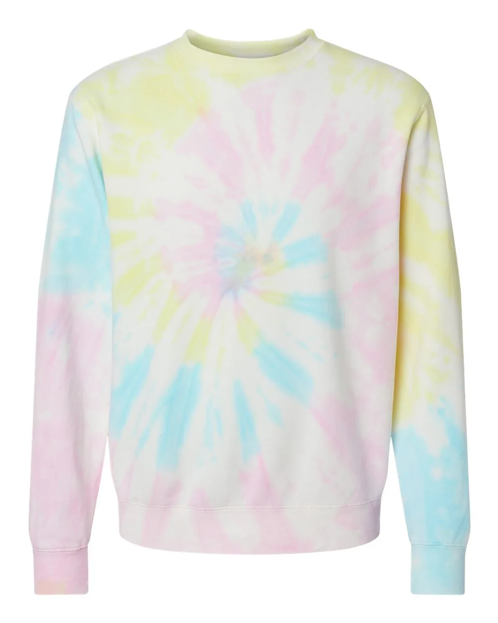 Independent Trading Co.® Unisex Midweight Tie-Dyed Crewneck Sweatshirt view 7