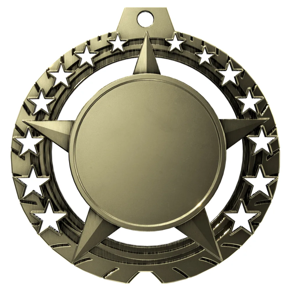 Vibraprint® Antique Star Insert Medallions (3-3/4") view 2