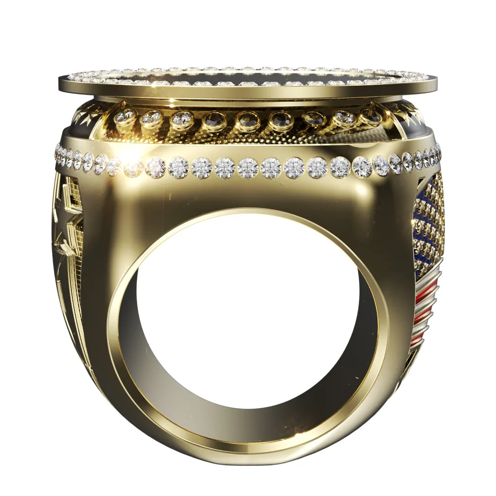 Stock Assembled Legacy Spinner Ring view 2