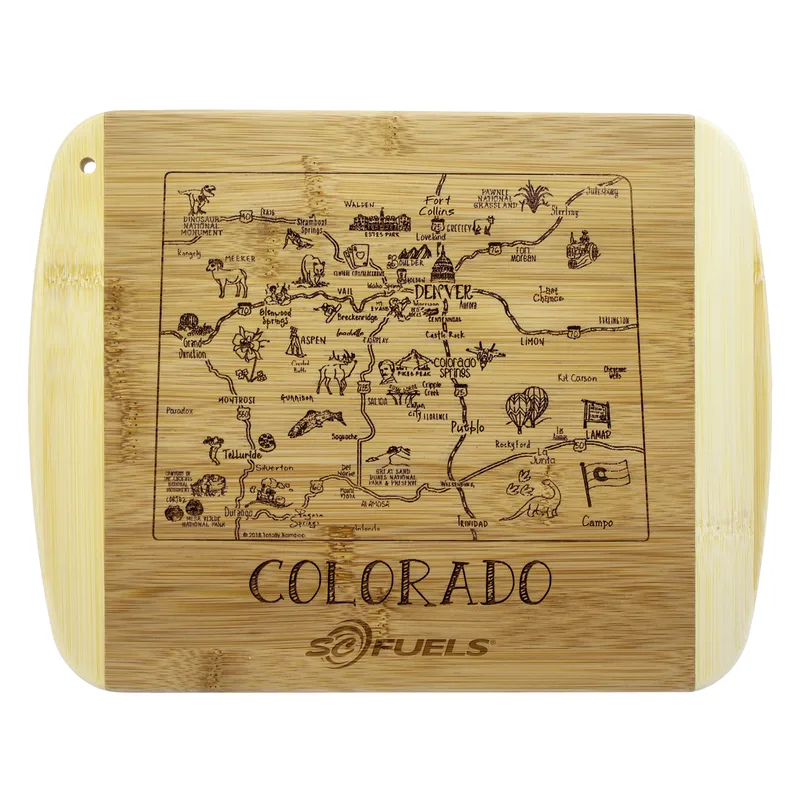 A Slice of Life Colorado Serving & Cutting Board