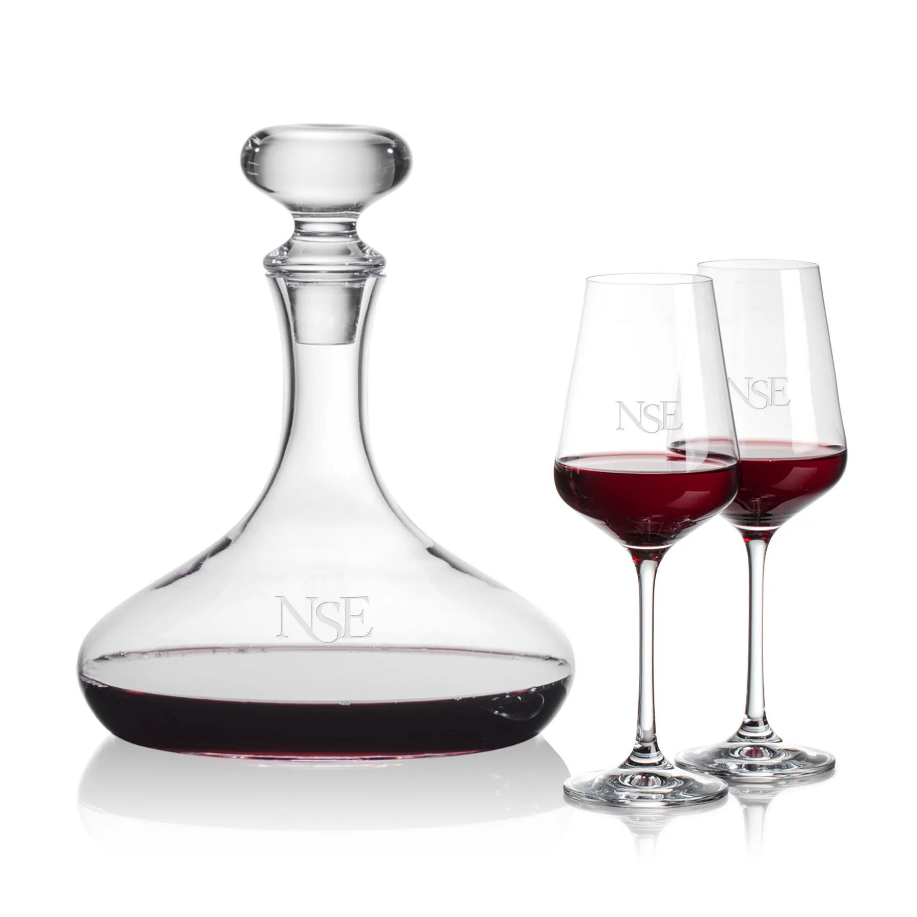 Decanter & 2 Wine