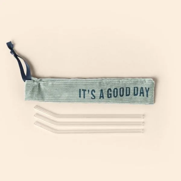 Corduroy Pouch For Reusable Straws view 2