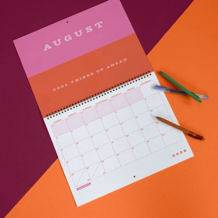 Academic Calendar - Large - Horizontal view 5