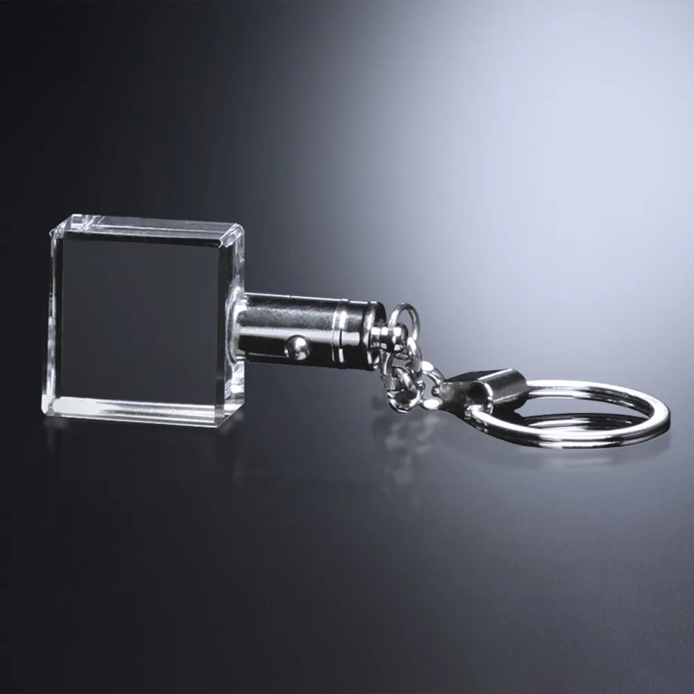 Square Lighted Keychain view 2