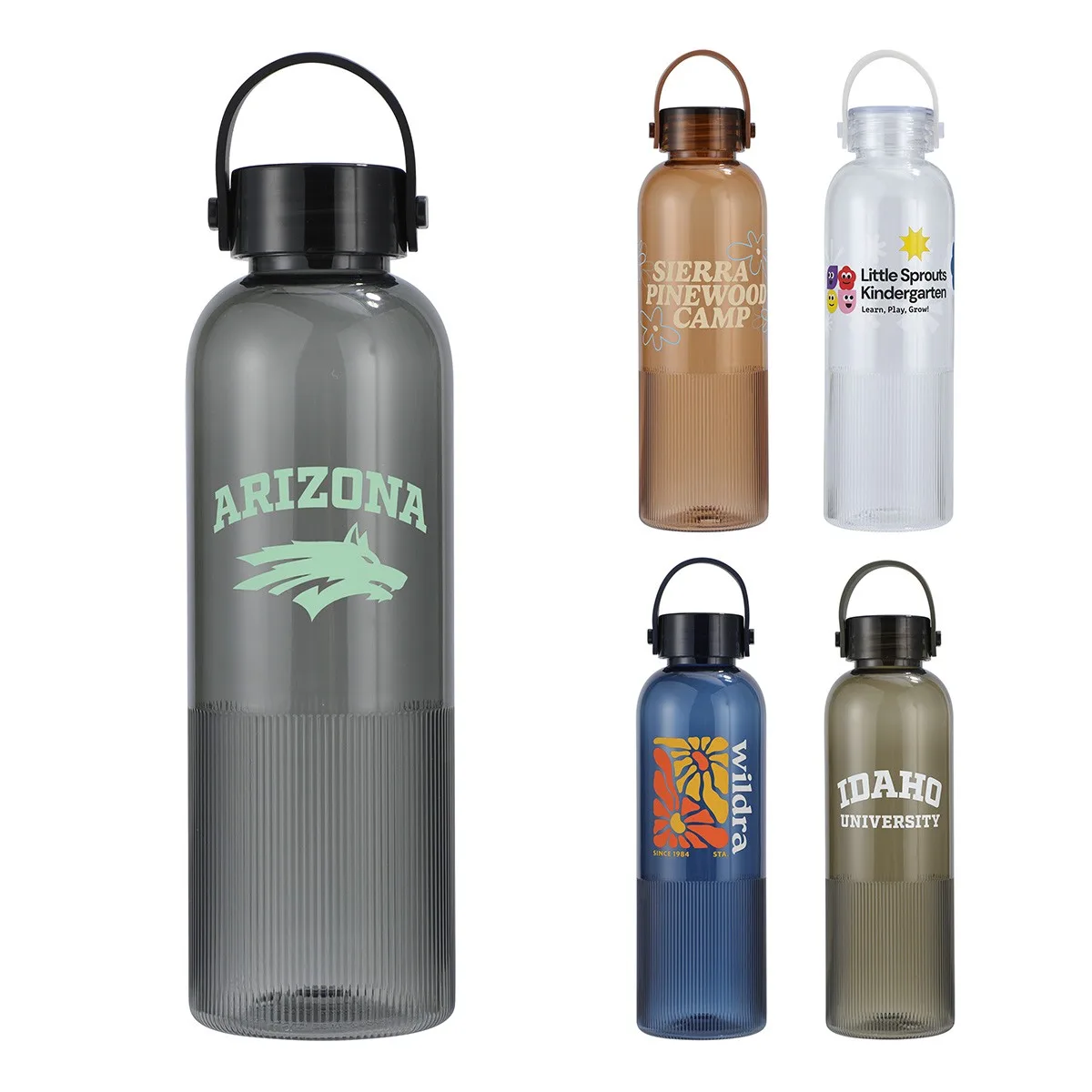 Tasman 24 oz RPET Reusable Plastic Bottle view 4