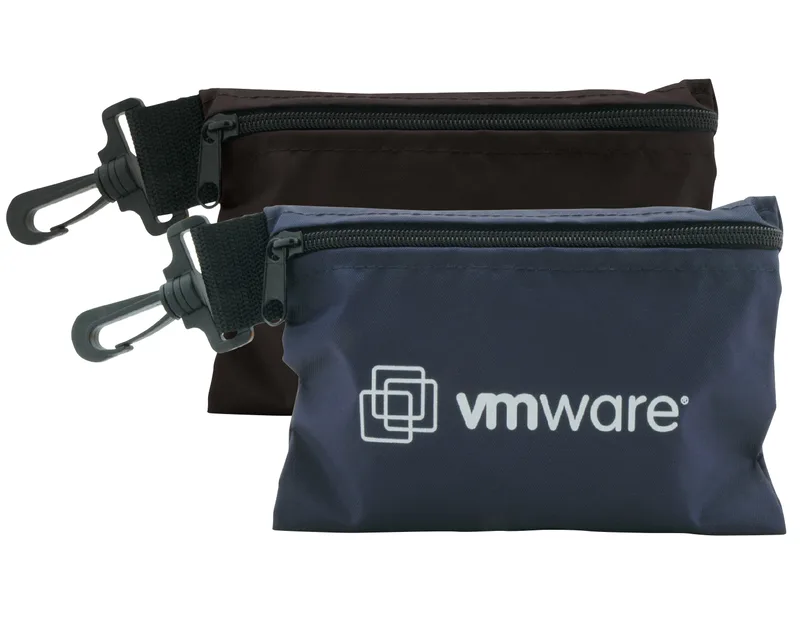 Zippered Valuables Clip on Pouch