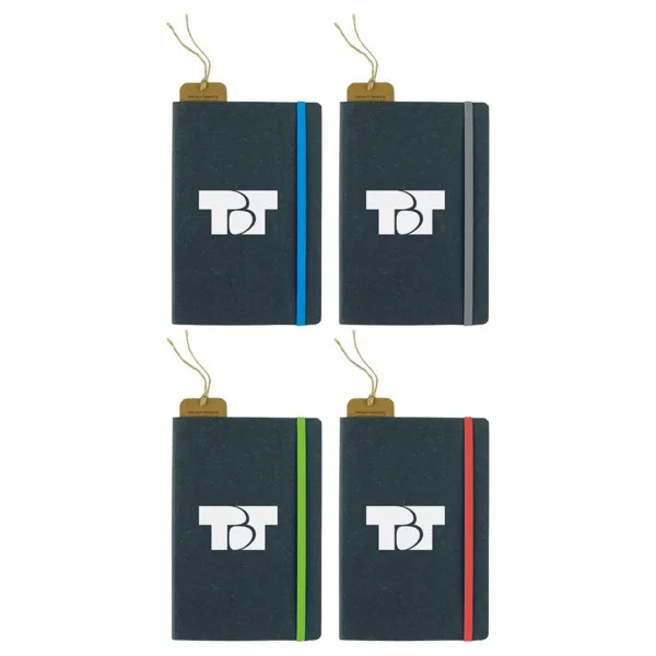 Recycled Bonded Leather Softcover Notebook view 4
