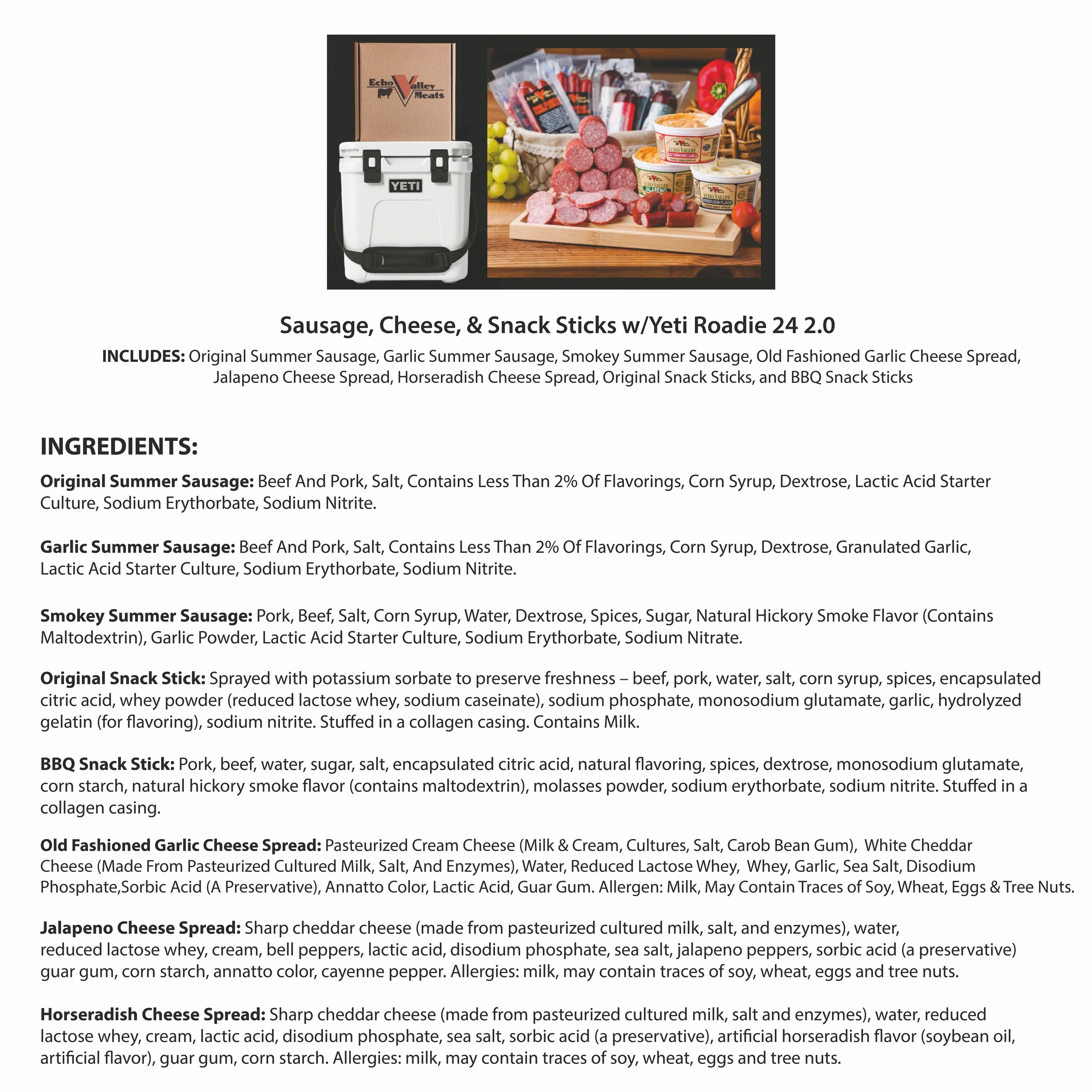 Ingredient List
