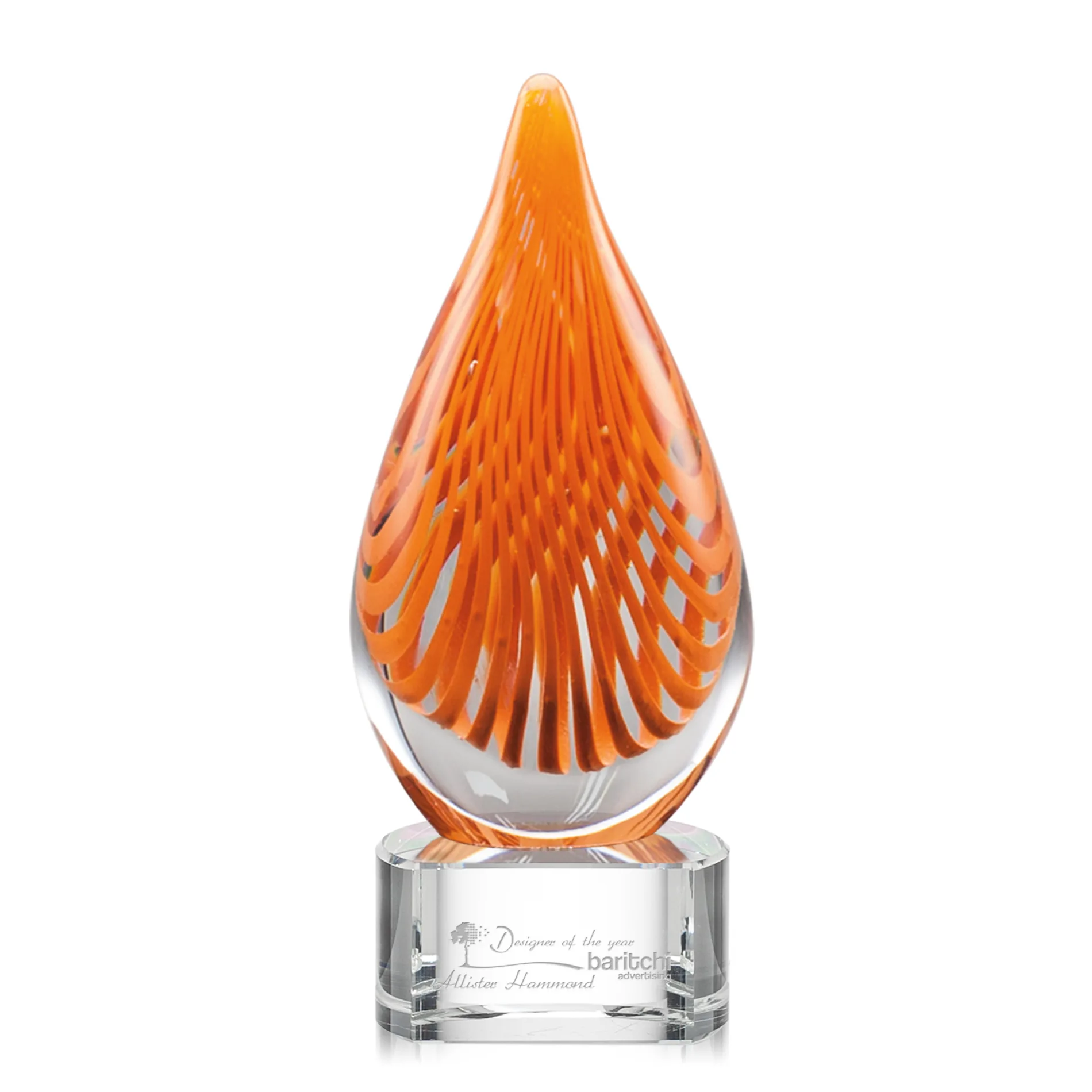 Paragon, Clear, 9"