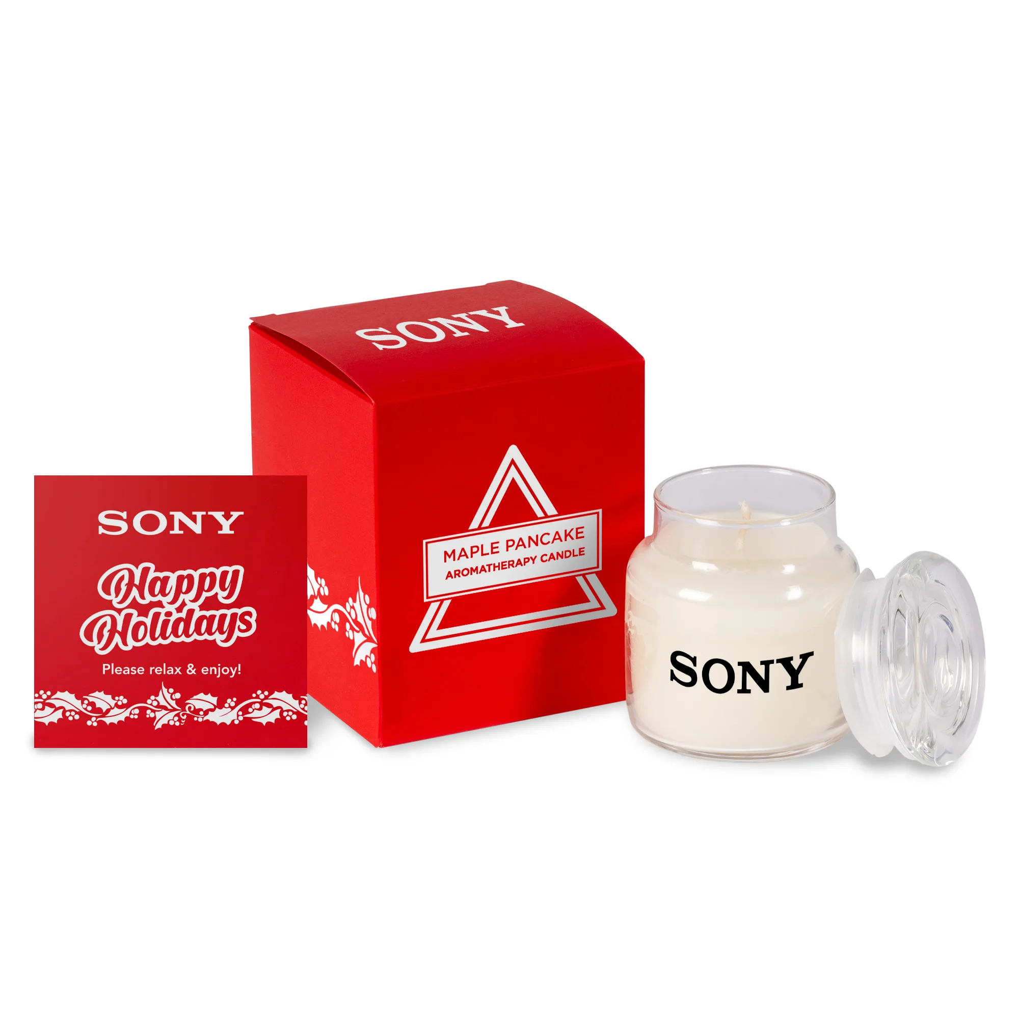 Aromatherapy Candle Jar with Glass Lid in Soft Touch Gift Box view 4