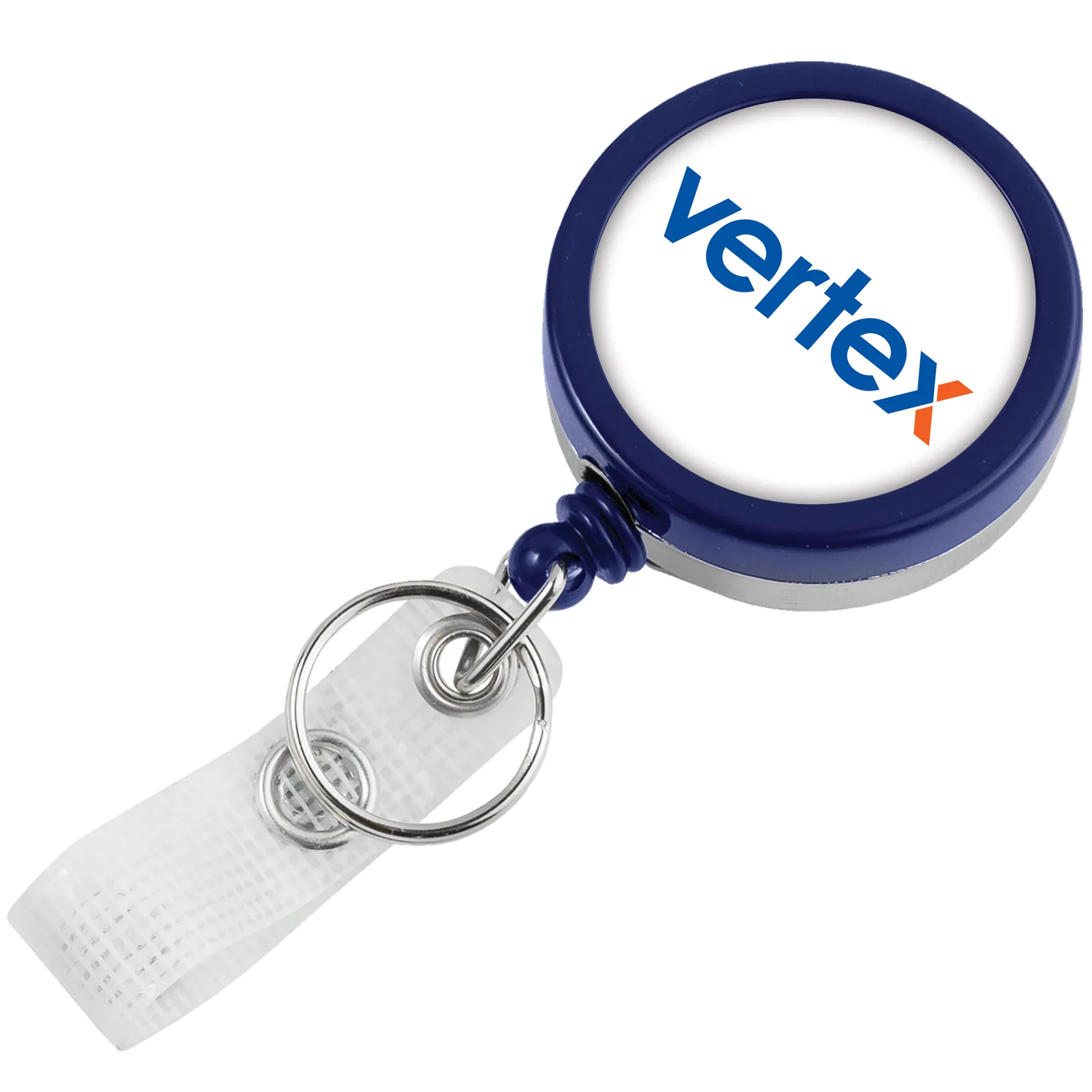 Heavy Duty Retractable Badge Reel w/wire cord view 5