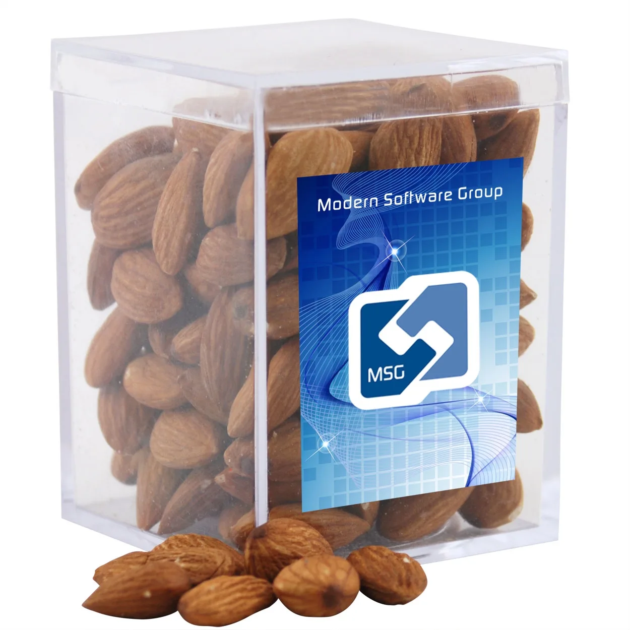 Acrylic Box w/Almonds